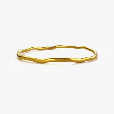 1 brazalete sencillo de acero inoxidable color dorado. h5 Imagen2