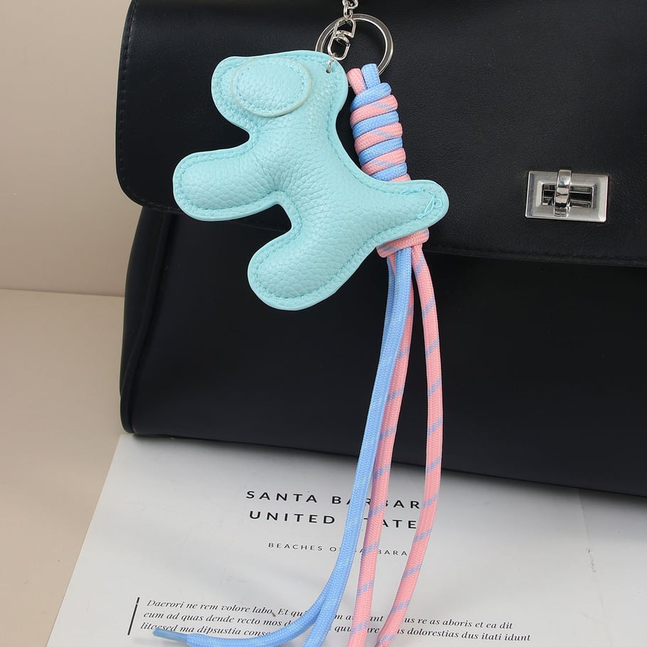 Modieuze en schattige dierenthema veelzijdige PU-hanger 