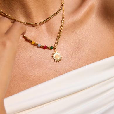 1 Piece Simple Series Classic Twist Stainless Steel Gold Color Women's Chain Necklaces h5 Picture6