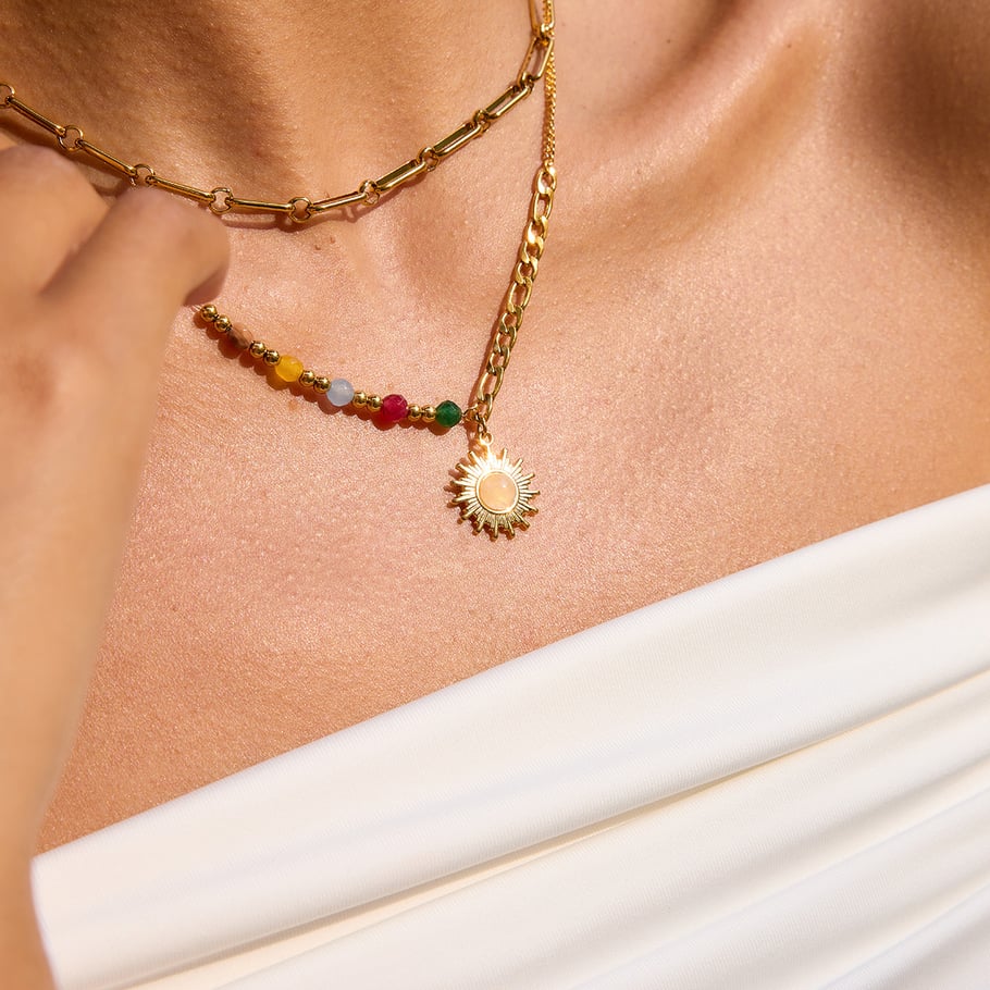1 Piece Simple Series Classic Twist Stainless Steel Gold Color Women's Chain Necklaces Picture6