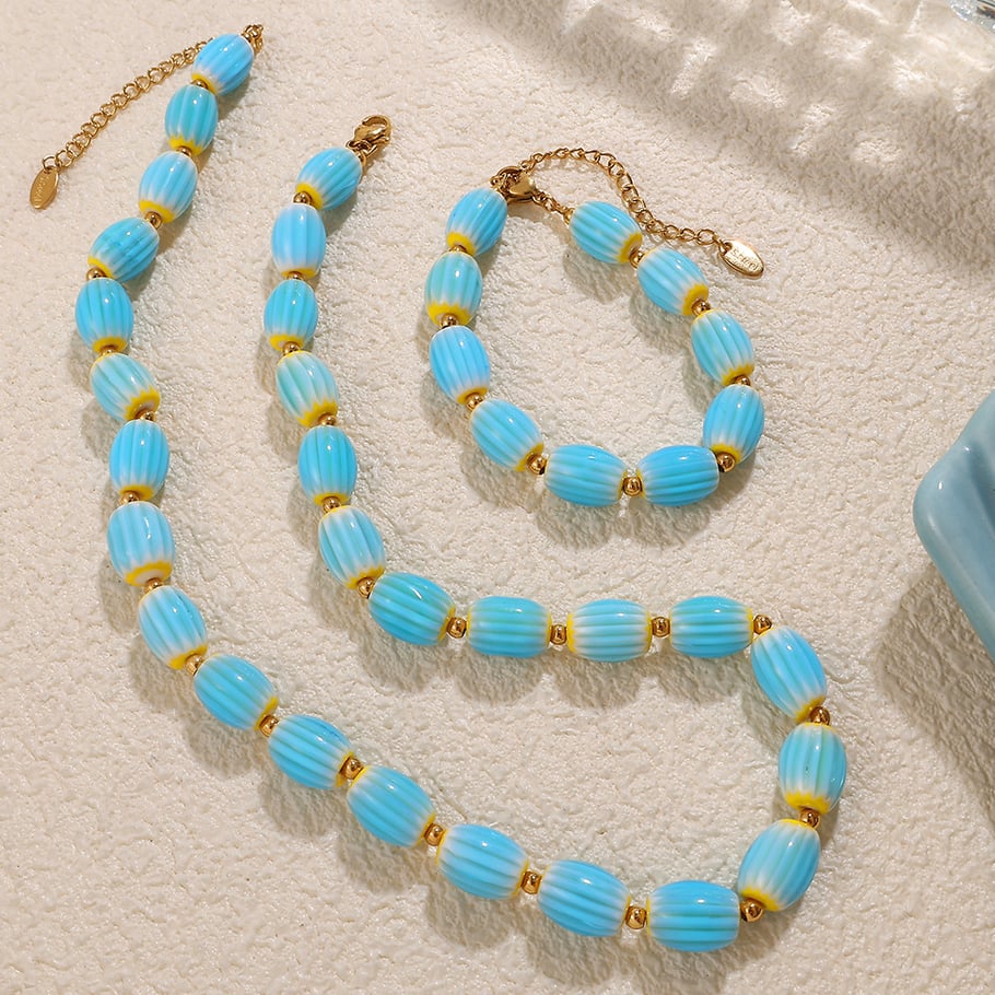 1 stuk keramische kralenketting Afbeelding3