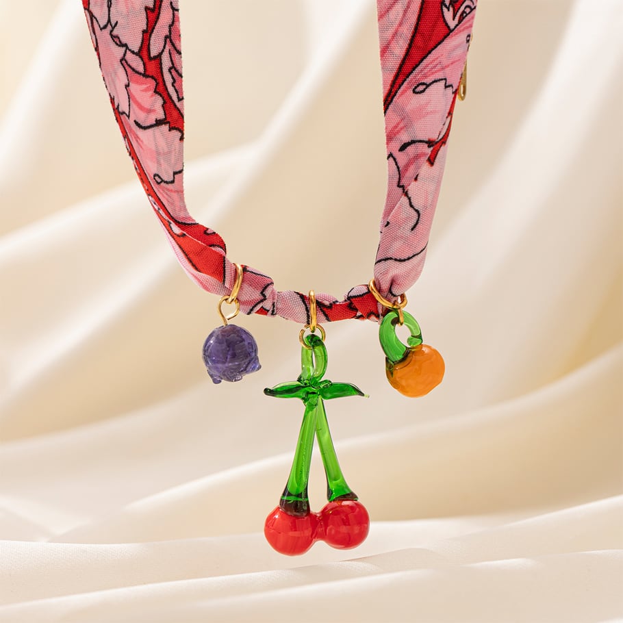 Collier avec pendentif en forme de plante douce, 1 pièce Image2