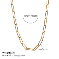 XL577G4.5MM paper clip chain Picture4