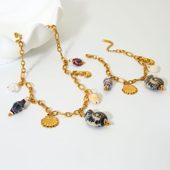 Classic Series Vacation Turtle Stainless Steel  Women's Pendant Necklaces