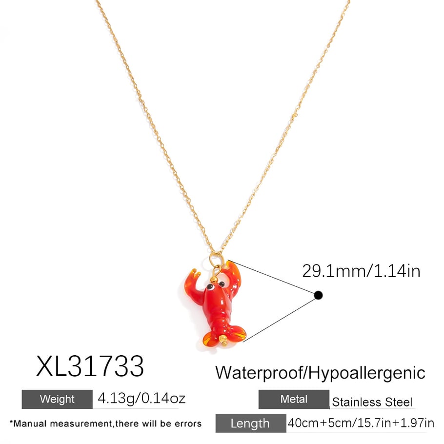 Schildkröte Edelstahl Gold Farbe Glas frauen Anhänger Halsketten Bild2