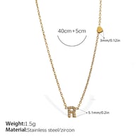 XL543WEGR harf kolye Resim10