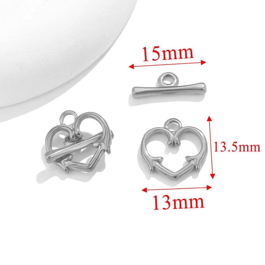 1 stuk creatieve DIY OT-clip roestvrij staal goudkleurige sieraden sluitingen Afbeelding2