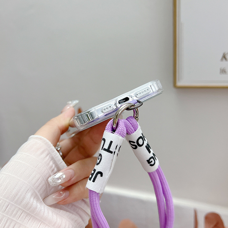 1 Piece Daily Solid Color Nylon Phone Clip h5Picture7