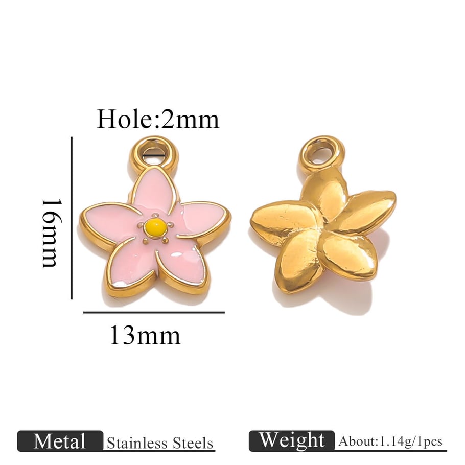 1 Piece Dolphin Stainless Steel Gold Color Women's Pendants 