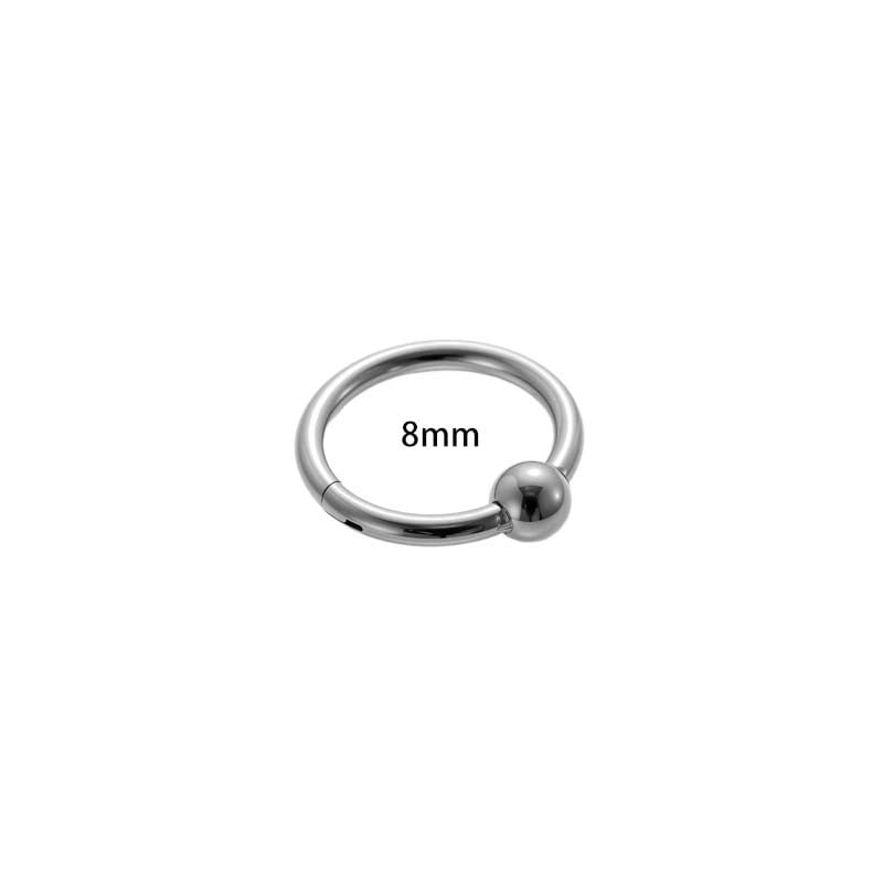 1 Piece Stainless Steel Gold Color Zircon Piercings Earring Picture2