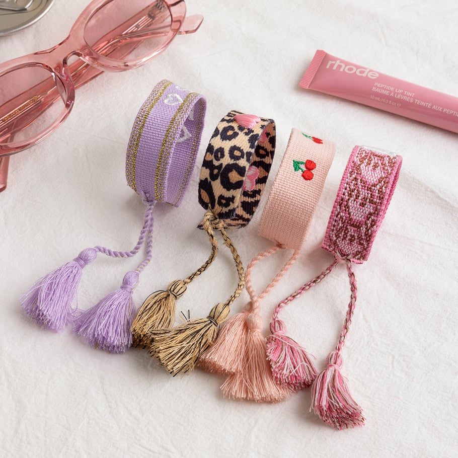 1 Piece Fashionable Series Bohemian Letter Cotton Women's Bangles h5Picture5