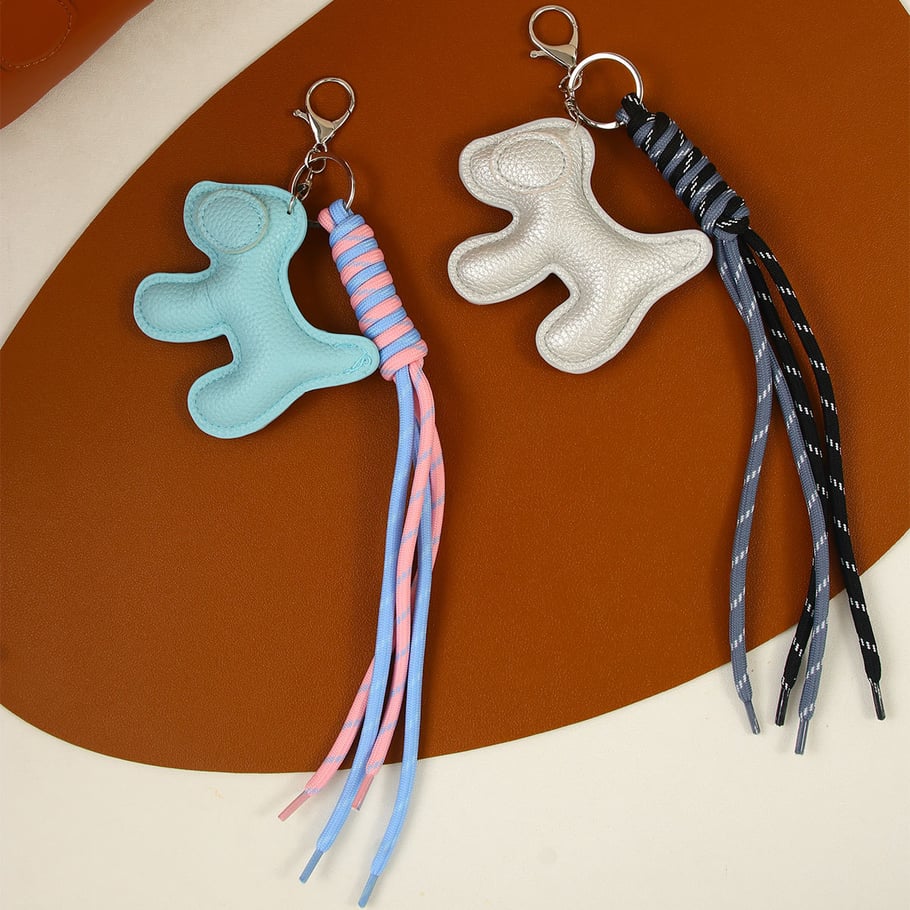 Modieuze en schattige dierenthema veelzijdige PU-hanger Afbeelding3