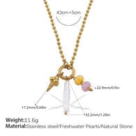 XL632CRG Goldkette mit mehreren Accessoires Bild15