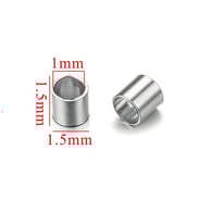 Staalkleur - 1,5 mm [ongeveer 1,81 g per verpakking] Afbeelding2
