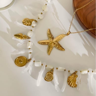 Collana con ciondolo oceanico da 1 pezzo h5 Immagine3