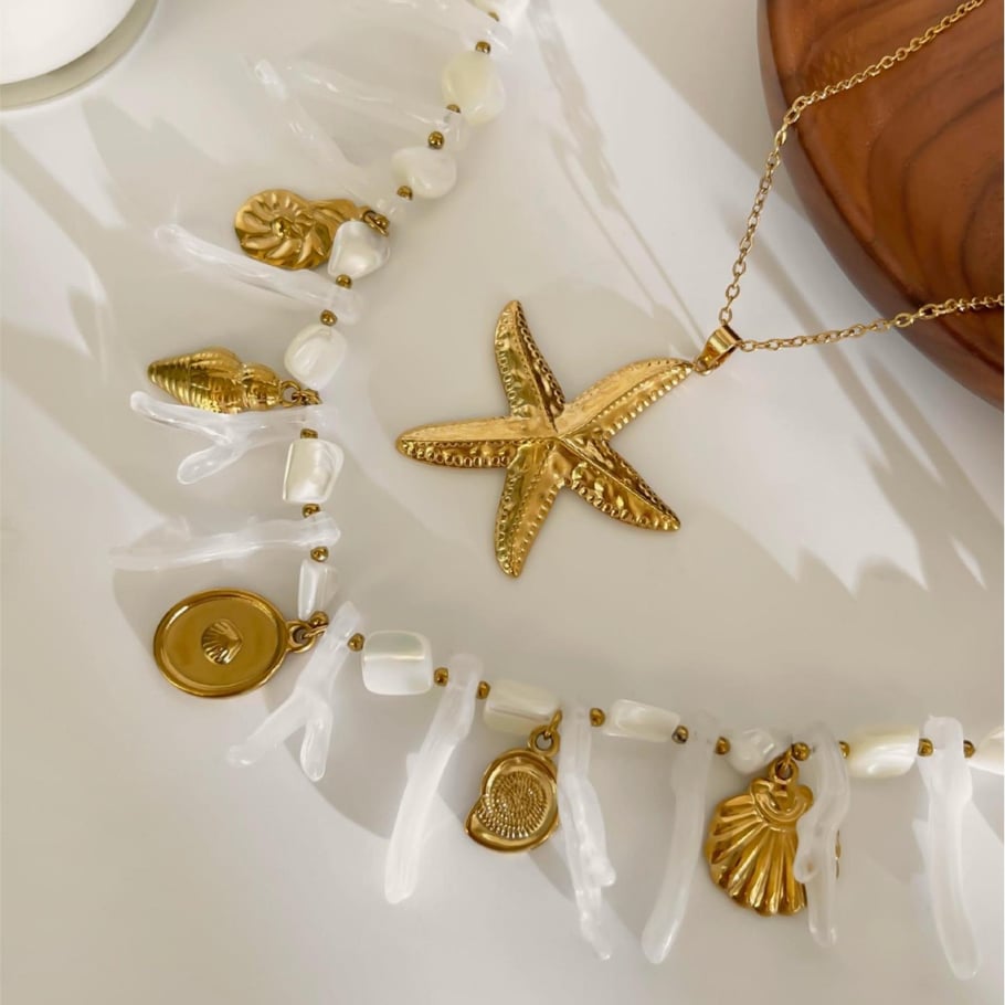 Collana con ciondolo oceanico da 1 pezzo Immagine3
