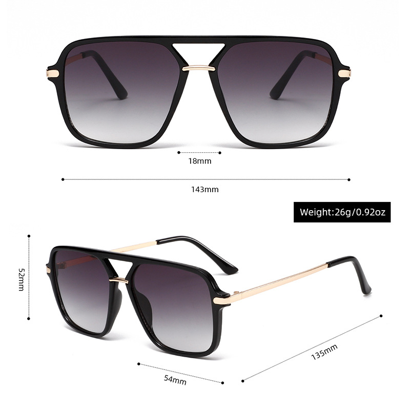 1 Paar modische, lässige Damen-Sonnenbrille mit Leopardenmuster Bild5