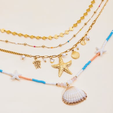 1 Piece Vacation Shell Stainless Steel Women's Pendant Necklaces h5 Picture5