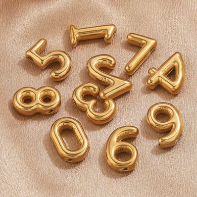 1 stuk klassieke letterhangers van roestvrij staal voor dames h5 Afbeelding3