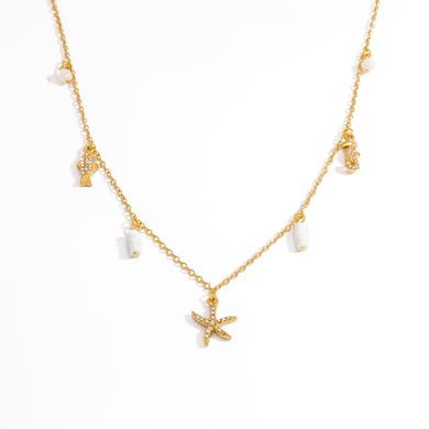 Natural Turtle Stainless Steel   Gold Color  Women's Pendant Necklaces h5 