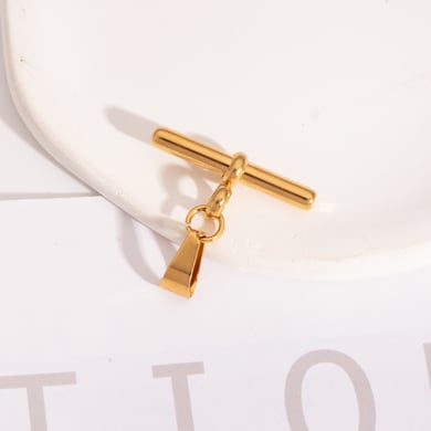 1 pezzo di ciondolo fai da te in acciaio inossidabile color oro oceanico h5 Immagine4