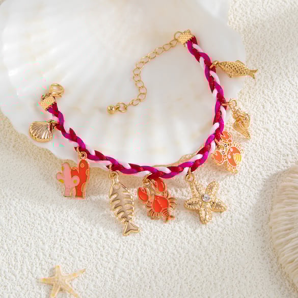1 Piece Oceanic Alloy Charm Bracelets