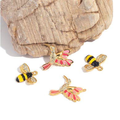 1 Stück DIY DelicateBee Edelstahl Damen Anhänger h5 Bild3