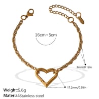 Bracciale in oro SL196G Immagine41