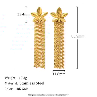 1 paire de boucles d&#39;oreilles pendantes à pompons pour femme h5 Image4