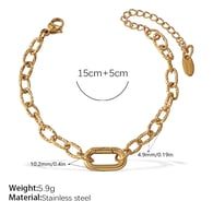 SL324G Goldarmband Bild68