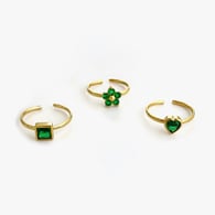 Set da tre pezzi &quot;Cubo dell&#39;amore verde&quot; Immagine9