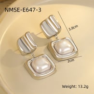 NMSE-E647-3 Pendientes cuadrados de acero Imagen6