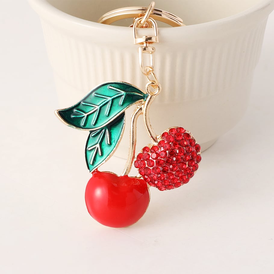 1 Piece Cherry Alloy Keychain Picture5