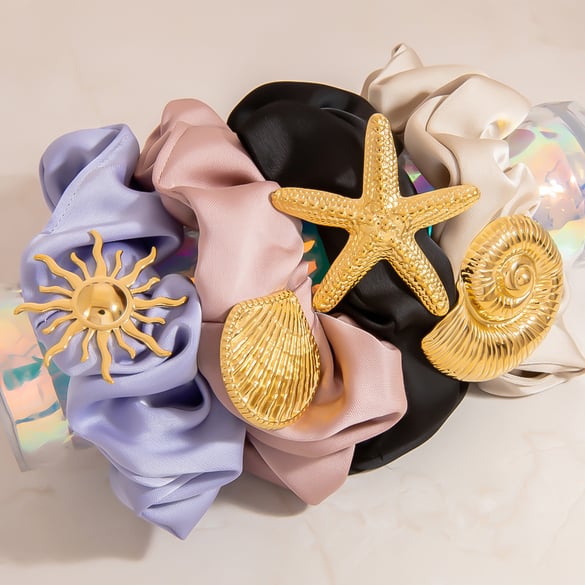 Oceanic Style Scrunchies