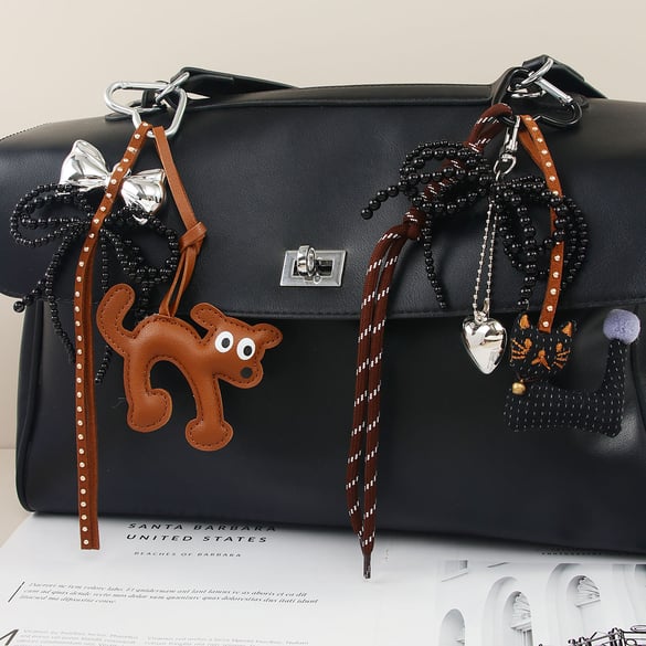 1 Pair Daily Animal PU Women's Bag Charms