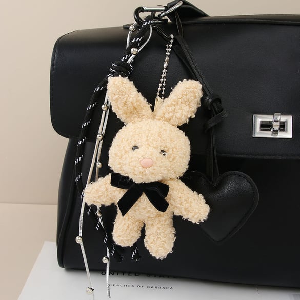 Cute Plush Rabbit Polyester Women's Bag Charms 2