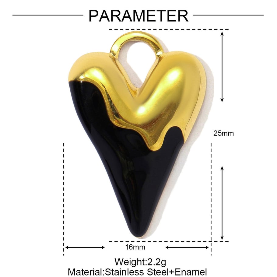 1 Piece DIY Star Stainless Steel Gold Color Women's Pendants 