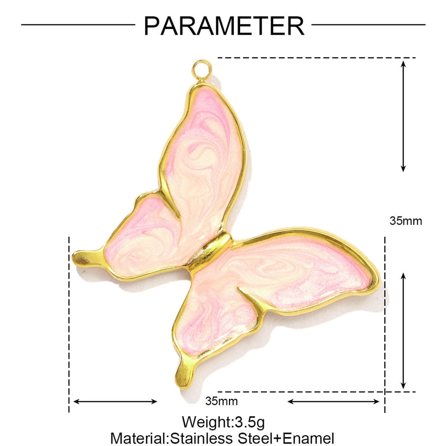 1 pieza DIY Estrella Acero Inoxidable Color Dorado Colgantes para Mujer Imagen2