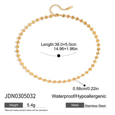 1 Piece Romantic Series Classic Starfish Stainless Steel Gold Color Women's Pendant Necklaces h5 
