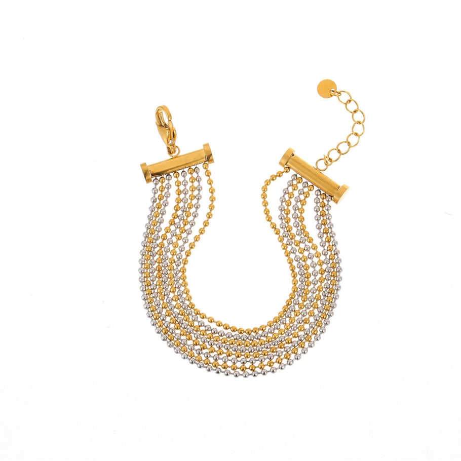 Chain Stainless Steel Gold Color Women's Chain Bracelets h5Picture5