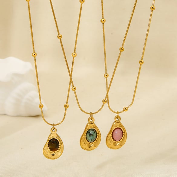 Classic Series Stainless Steel  Women's Pendant Necklaces