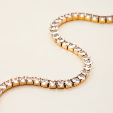 1 Piece Luxurious Series High-end Geometric Stainless Steel Gold Color Women's Chain Bracelets h5 Picture7