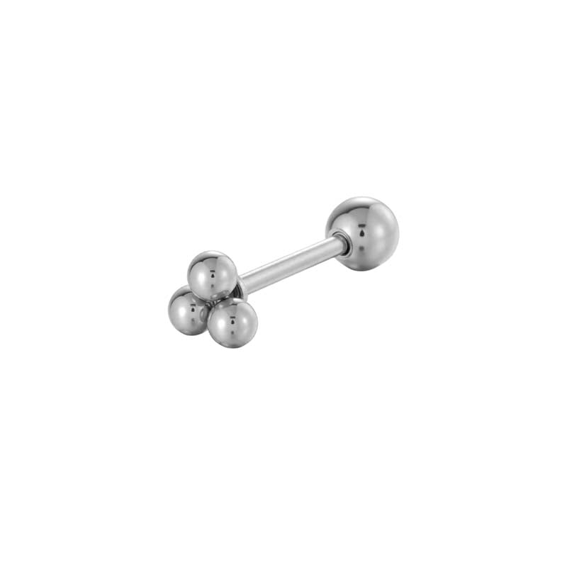 1 Stück Perlen Edelstahl Gold Farbe Zirkon Piercings Ohrring 