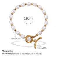 SL235G Freshwater Pearl Bracelet Picture4