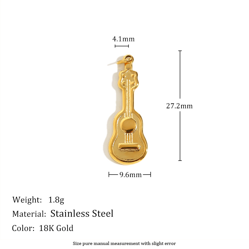Simple Series Daily Solid Color Stainless Steel Women's Pendants h5Picture5