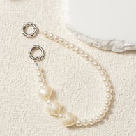 Stil 1 Pearl Series Weiße Herz-Shorts + Doppelknopf Bild9