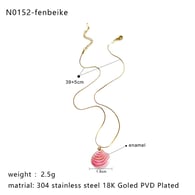 Rosa Muschelkette Bild6