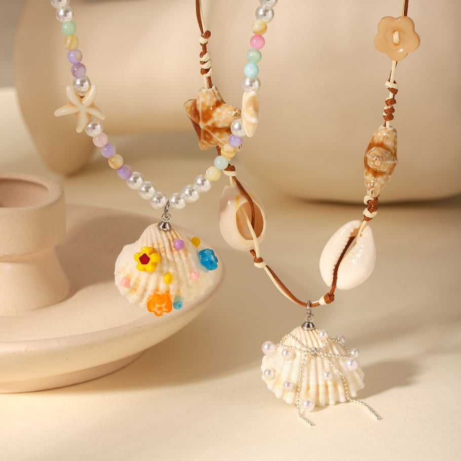 Vacation Turtle Stainless Steel Gold Color Shell Women's Pendant Necklaces Picture4