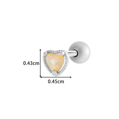 1 pezzo di orecchini con zirconi color rame e oro h5 Immagine2
