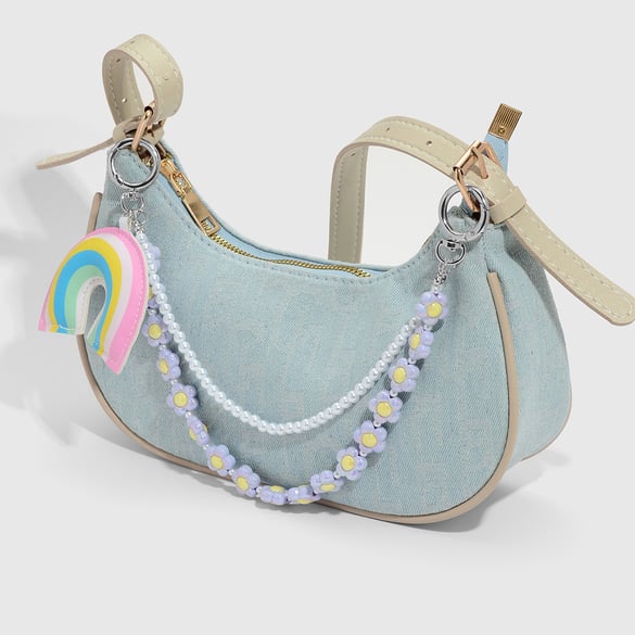 1 breloque pour sac à fleurs douces 2